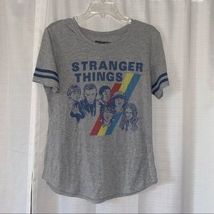 Gray Stranger Things T-Shirt